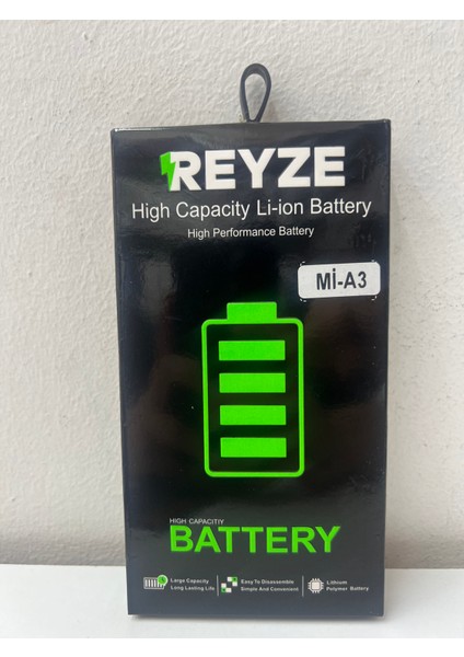 Reyze xaomi MI A3 BATARYA BM4F Batarya 3940mah akıllı devre koruma GUCLENDIRILMIS LITYUM BATARYA modelleri