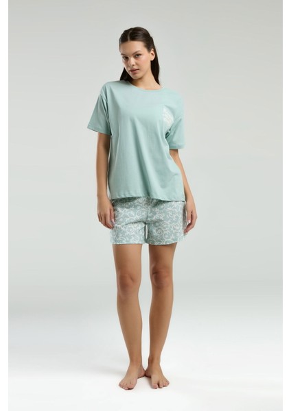 3621 Kadın Şort Pijama Takım