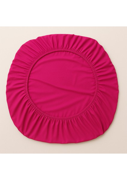 %100 Pamuk Lastikli Çarşaf Çift Kişilik Fitted Çarşaf Takımı 160X200 Cm, 2 Adet Yastık Kılıfı, Fuşya fırsatları
