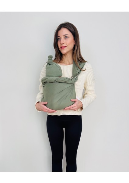 Premium Anakucağı Esnek Halkalı Cepli Bebek Taşıma Şalı, Bebek Askısı Wrap Sling Kanguru fiyatları