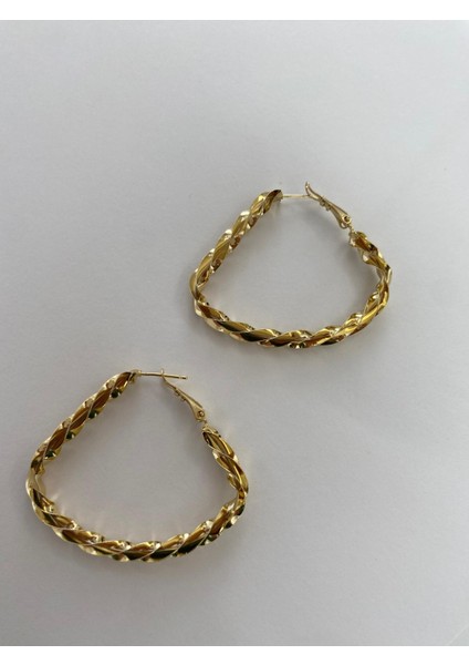 Dikdörtgen Burgu Gold Küpe fırsatları
