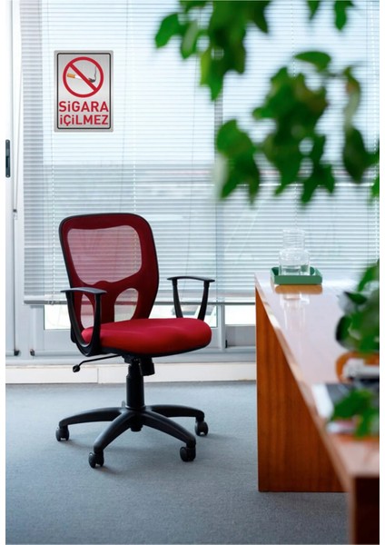 Sigara Içilmez Metal Uyarı Levhası