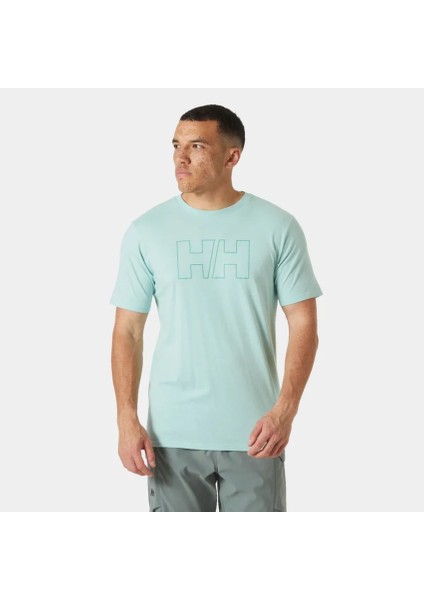 Hh Tech Logo Erkek Kısa Kollu T-Shirt HHA.63165.HHA416