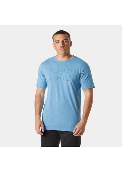 Hh Tech Logo Erkek Kısa Kollu T-Shirt HHA.63165.HHA645