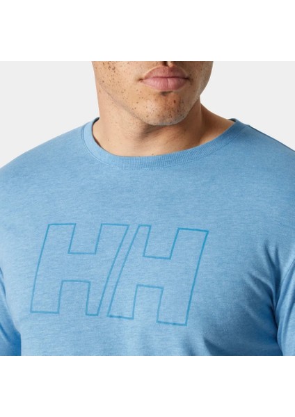 Hh Tech Logo Erkek Kısa Kollu T-Shirt HHA.63165.HHA645