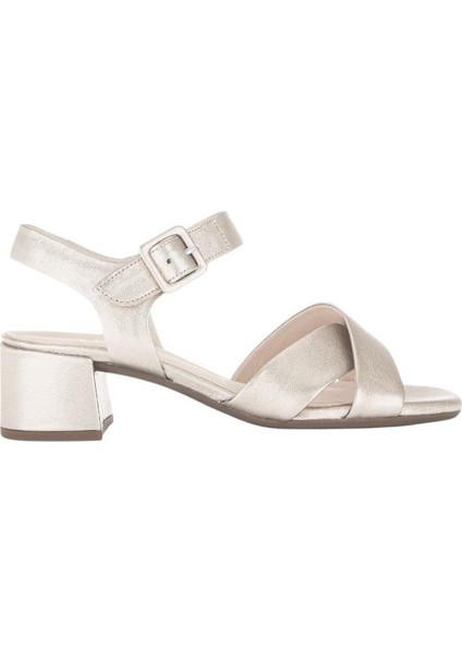Comfort Geniş (G) Kalıp Çapraz Bantlı Topuklu Sandalet 62.913