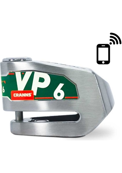 VP6 Disk Kilidi Alarmlı Bluetooth Motosiklet Scooter Akıllı Telefon Kontrol Hatırlatma Kablolu