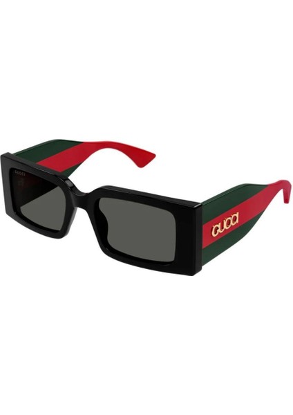Gg 1860S 001 52 Kadın Dikdörtgen Siyah Kemik Güneş Gözlüğü
