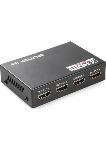 1080P 4 Port HDMI Splitter - 1 Giriş 4 Çıkış Çoklayıcı | Full Hd 1080P Destekli | Ps5, Tv, Monitör, Projeksiyon Uyumlu