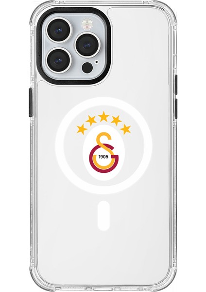 Apple iPhone 13 Pro Max Uyumlu 5 Yıldız Magsafe Lisanslı Telefon Kılıfı