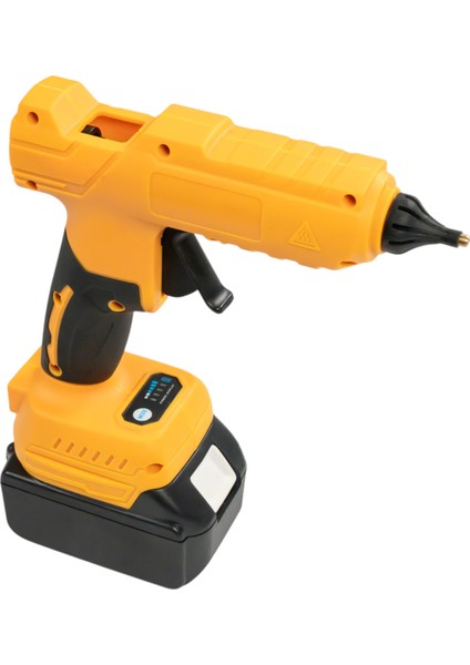 100 W Kablosuz Sıcak Silikon Tabancası, Şarj Edilebilir Bataryalı Silikon Tabancası – 20X25X7 cm