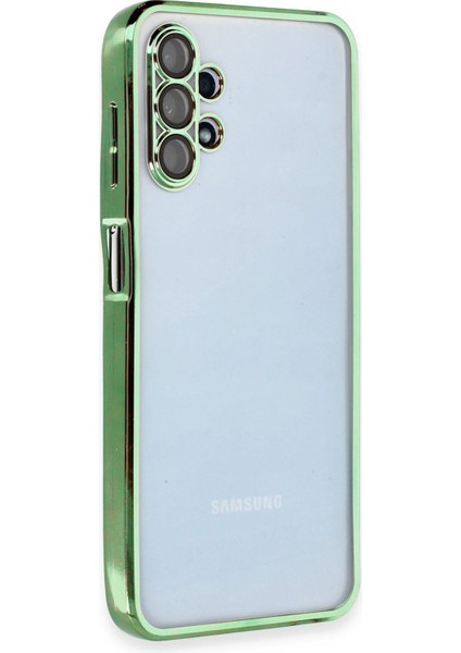 Samsung Galaxy A13 4g Kılıf Razer Lensli Silikon - Yeşil Zrnet