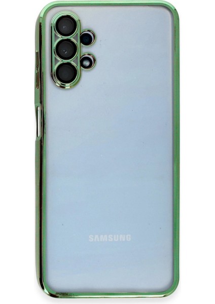 Samsung Galaxy A13 4g Kılıf Razer Lensli Silikon - Yeşil Zrnet