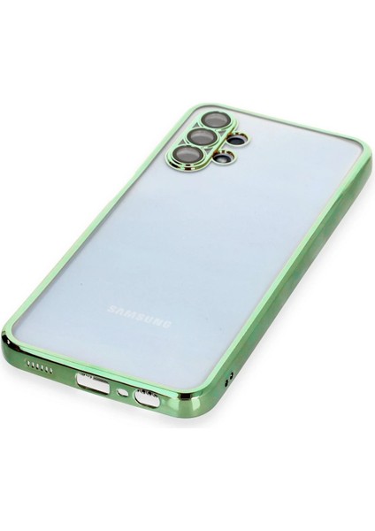 Samsung Galaxy A13 4g Kılıf Razer Lensli Silikon - Yeşil Zrnet