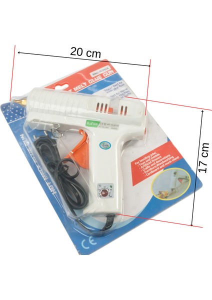 Boyasız Göçük Düzeltme Sıcak Silikon Tabancası, Pdr Silikon Tabancası – 20X17 cm