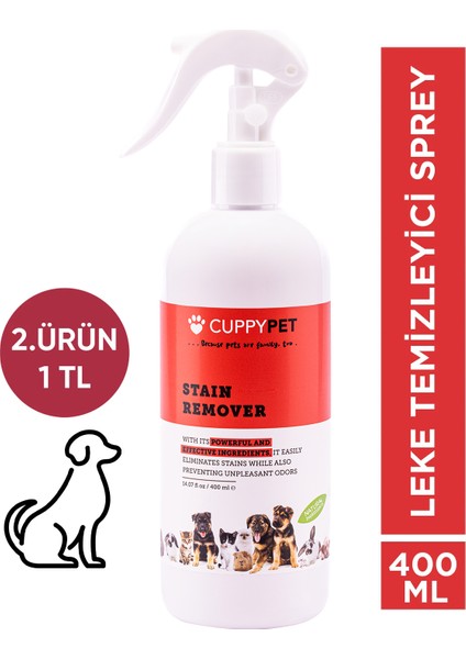 Köpek Leke Temizleyici Sprey 400 ml