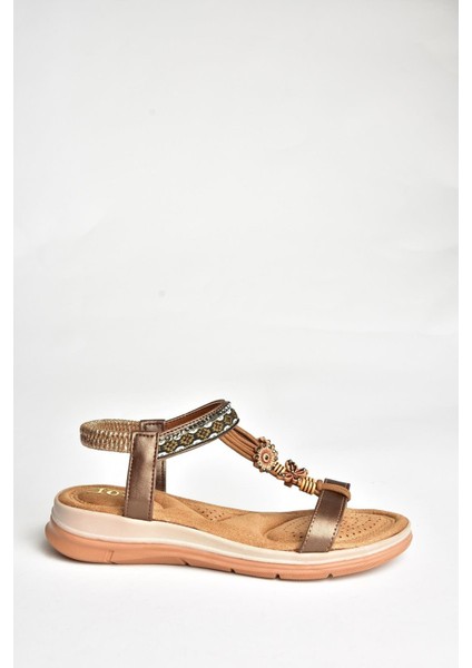 U258615209 Bakır Kadın Sandalet indirimleri
