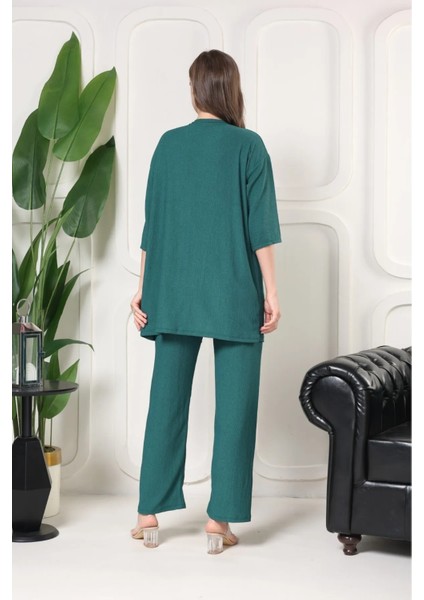 Şık - Kimono Hırkalı Bürümcük Takım Oversize Düşük Kol M – 6xl fırsatları