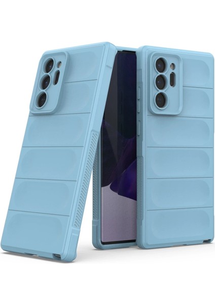 Samsung Galaxy Note 20 Ultra Kılıf Optimum Silikon - Sky Blue Zrnet