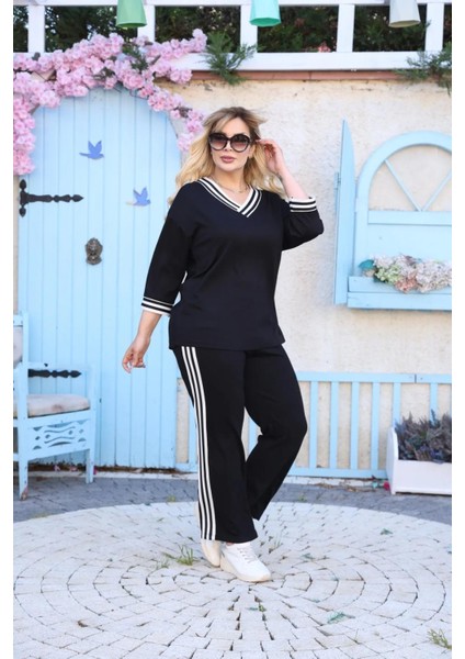 Battal Takım Oysho Modal Kumaş Şeritli Yumuşak Dokulu 3xl 6xl modelleri