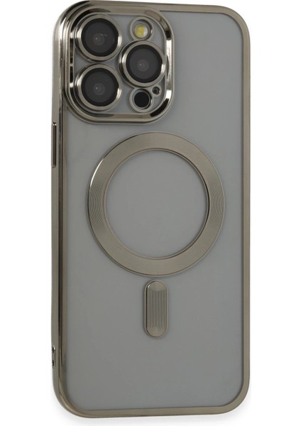Apple iPhone 14 Pro Max Kılıf Kross Magneticsafe Kapak - Titan Gri Zrnet
