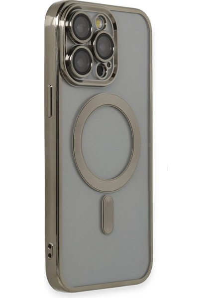 Apple iPhone 14 Pro Max Kılıf Kross Magneticsafe Kapak - Titan Gri Zrnet