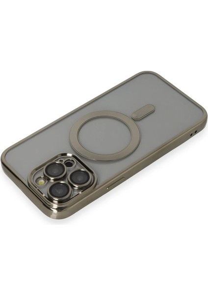 Apple iPhone 14 Pro Max Kılıf Kross Magneticsafe Kapak - Titan Gri Zrnet