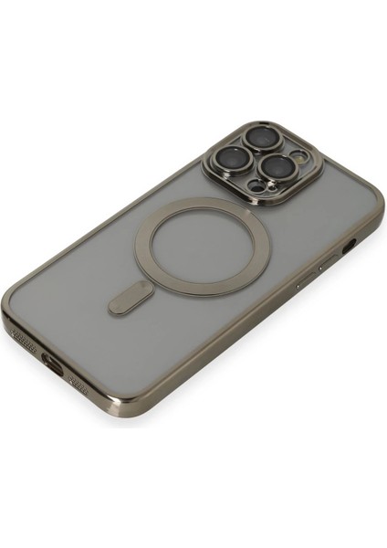 Apple iPhone 14 Pro Max Kılıf Kross Magneticsafe Kapak - Titan Gri Zrnet