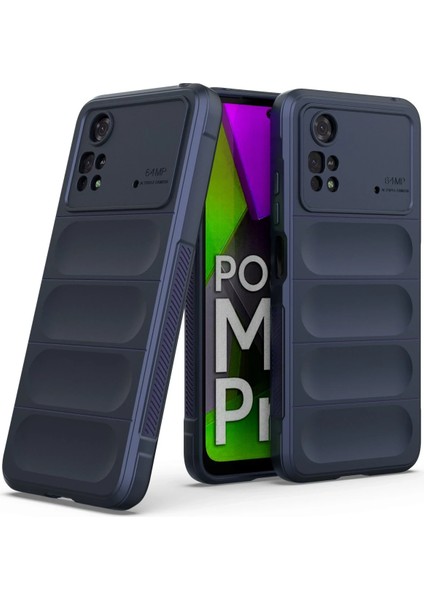 Xiaomi Poco M4 Pro 4g Kılıf Optimum Silikon - Lacivert Zrnet