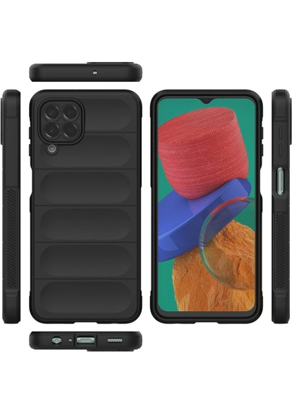 Samsung Galaxy M33 Kılıf Optimum Silikon - Siyah Zrnet