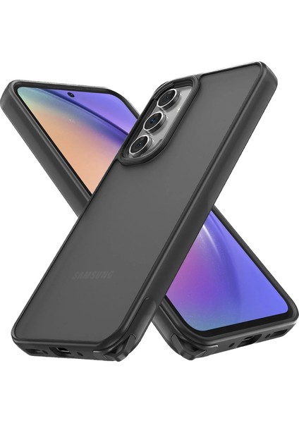 Samsung Galaxy A05S Kılıf Elegant Kapak - Siyah Zrnet