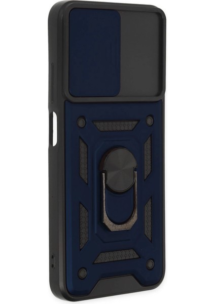 Xiaomi Poco M5 Kılıf Pars Lens Yüzüklü Silikon - Lacivert Zrnet fiyatları