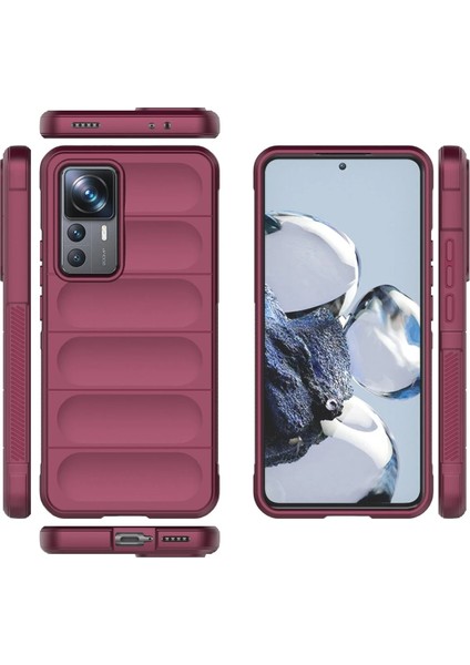 Xiaomi Mi 12T Pro Kılıf Optimum Silikon - Bordo Zrnet modelleri