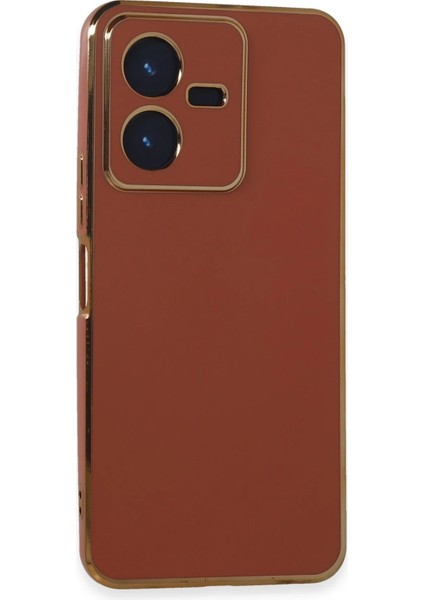 Vivo Y22 2022 Kılıf Volet Silikon - Kırmızı Zrnet