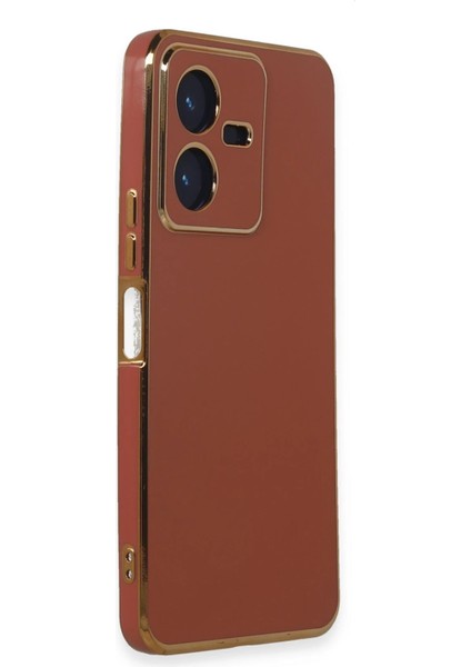 Vivo Y22 2022 Kılıf Volet Silikon - Kırmızı Zrnet