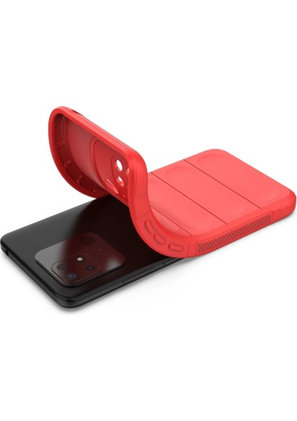 Xiaomi Redmi 10C Kılıf Optimum Silikon - Kırmızı Zrnet