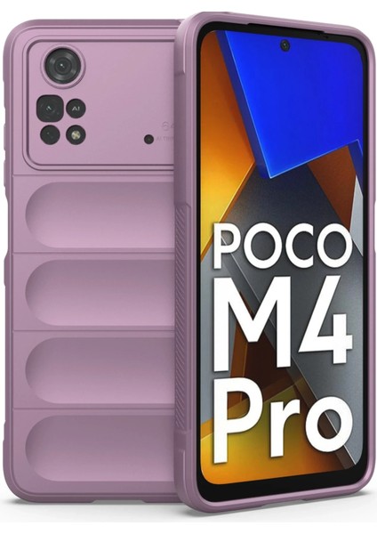 Xiaomi Poco M4 Pro 4g Kılıf Optimum Silikon - Mor Zrnet