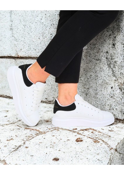 Beyaz Siyah Spor Ayakkabı Sneaker modelleri