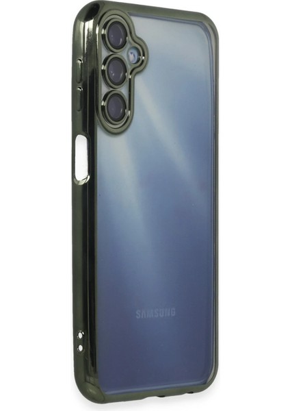 Samsung Galaxy A15 4g Kılıf Razer Lensli Silikon - Yeşil Zrnet