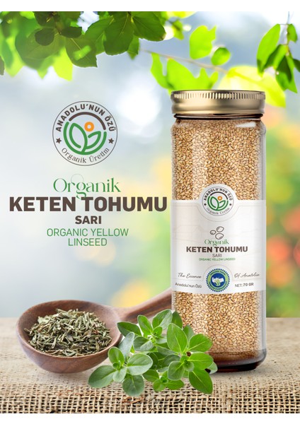 Keten Tohumu (Sarı) ''70 gr''