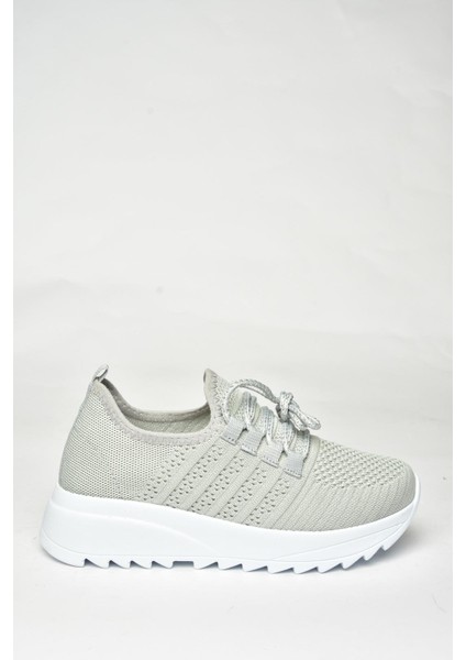 U702101204 Gri Kumaş Spor Ayakkabı Sneakers indirimleri