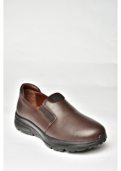 T555082003 Kahverengi Hakiki Deri Comfort Ortopedik Taban Kadın Ayakkabı fırsatları