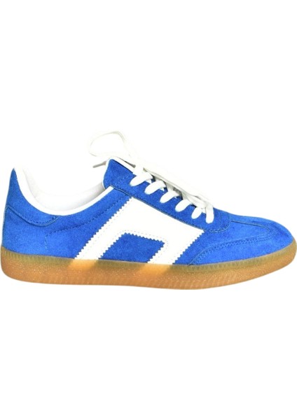 U652857302 Saks Mavi Süet Kadın Spor Ayakkabı Sneakers indirimleri