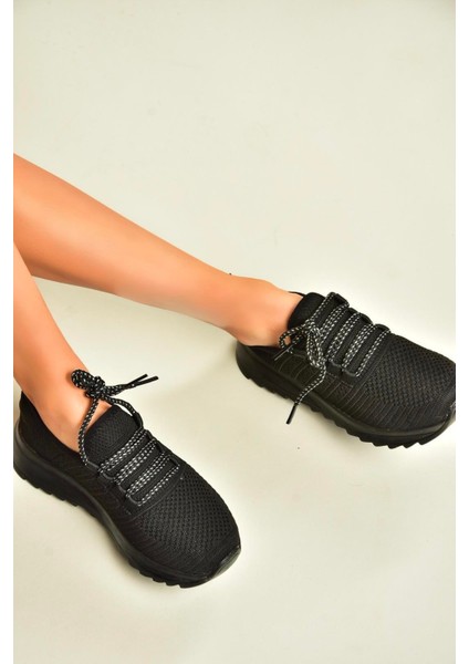 U702101204 Siyah/siyah Kumaş Spor Ayakkabı Sneakers fiyatları