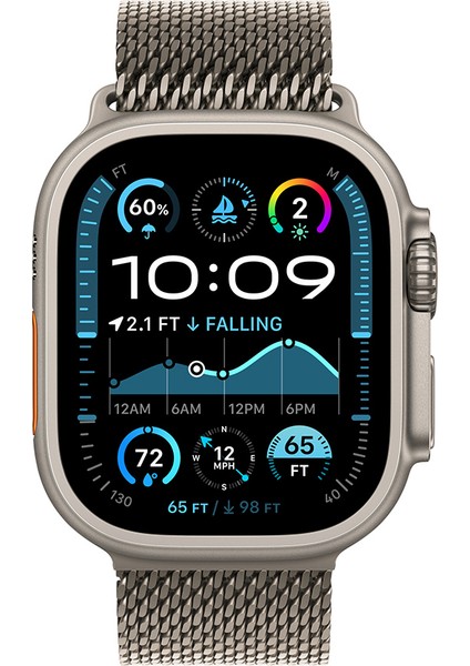 Apple Watch Ultra 2 49MM Titanyum Bükülmelere ve Aşınmalara Dirençli Sturdy Hasır Kordon modelleri