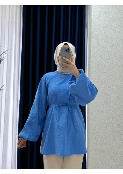 Zenita Reglan Kol TUNIK-BN4175 Mavi