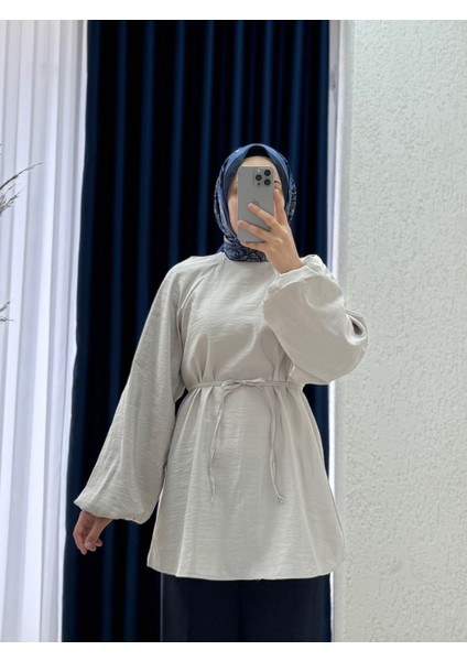 Zenita Reglan Kol TUNIK-BN4175 Taş
