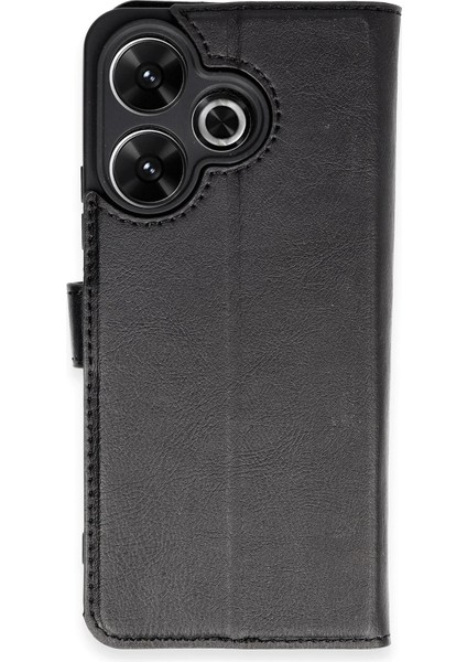 Xiaomi Redmi 13 4g Kılıf Trend S Plus Kapaklı Kılıf - Siyah Zrnet