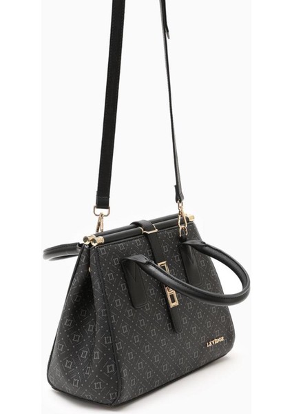 930108 Çanta Siyah Kadın Omuz Çantası Levidor