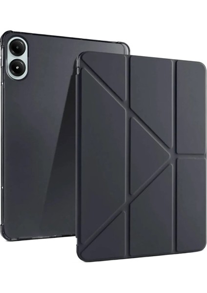 Xiaomi Redmi Pad Pro 12.1 Kılıf Kalemlikli Mars Tablet Kılıfı - Siyah Zrnet